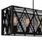 Cwi Lighting Tapedia 6 Light Up Chandelier With Black Finish 9889P41-6-RC-101 - alternate 6